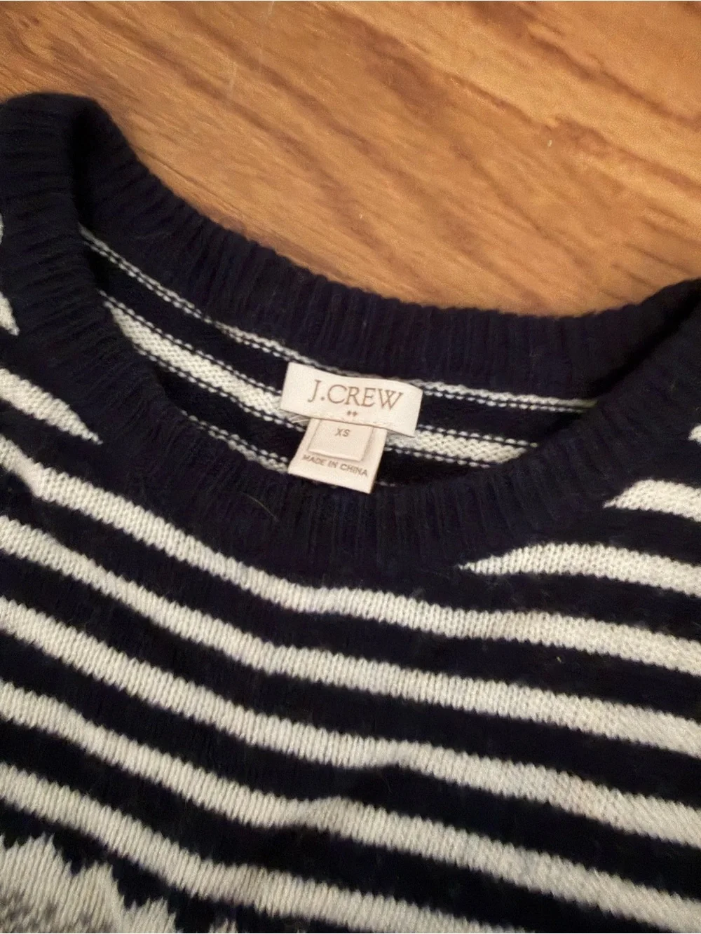 J. Crew Crewneck Holiday Sweater